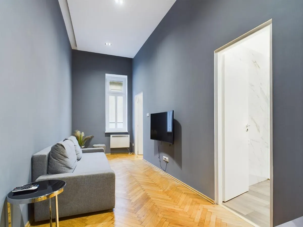 Gray Stylish Central Apartment Budapest
